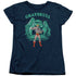 MASTERS OF THE UNIVERSE/GRAYSKULL NIGHTS - S/S WOMENS TEE - NAVY