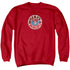 WHERES WALDO/WALDO LOGO - ADULT CREWNECK SWEATSHIRT - RED