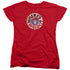 WHERES WALDO/WALDO LOGO - S/S WOMENS TEE - RED