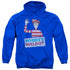 WHERES WALDO/WALDO WAVE - ADULT PULLOVER HOODIE - ROYAL BLUE