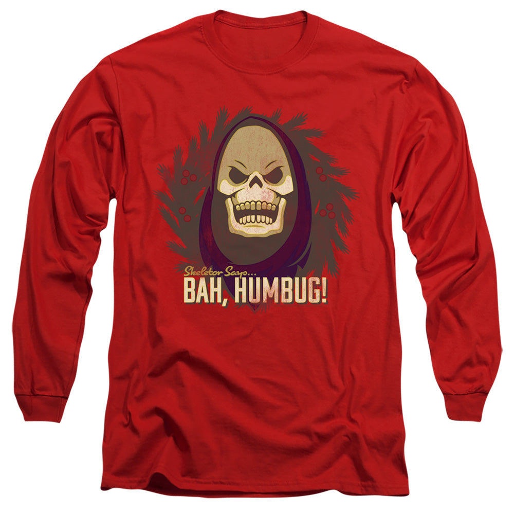 MASTERS OF THE UNIVERSE/BAH HUMBUG - L/S ADULT 18/1 - RED