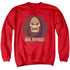MASTERS OF THE UNIVERSE/BAH HUMBUG - ADULT CREWNECK SWEATSHIRT - RED