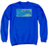 DRAGON TALES/LOGO DISTRESSED - ADULT CREWNECK SWEATSHIRT - ROYAL BLUE