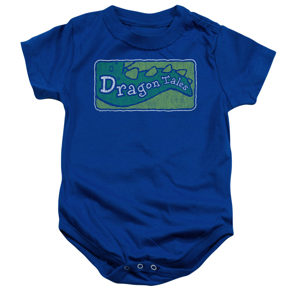 DRAGON TALES/LOGO DISTRESSED - INFANT SNAPSUIT - ROYAL BLUE