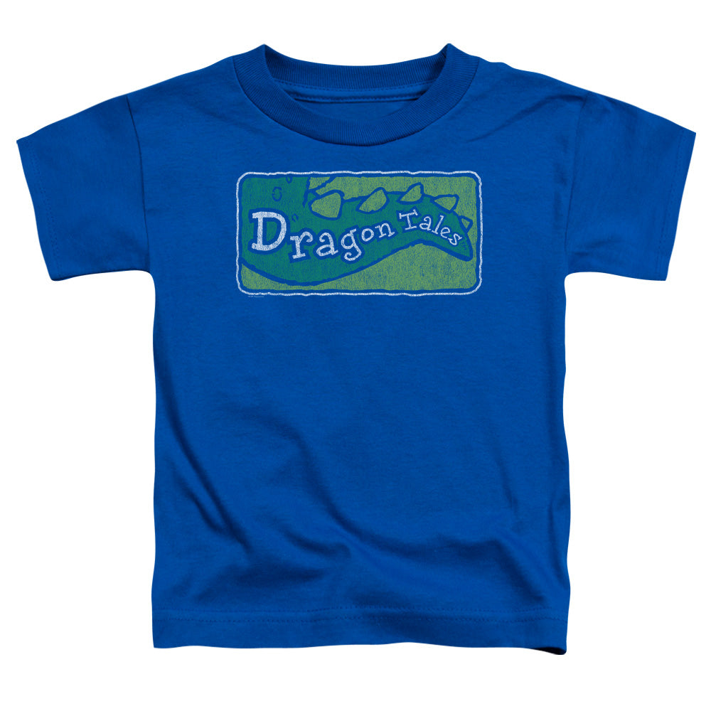 DRAGON TALES/LOGO DISTRESSED - S/S TODDLER TEE - ROYAL BLUE