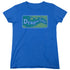 DRAGON TALES/LOGO DISTRESSED - S/S WOMENS TEE - ROYAL BLUE