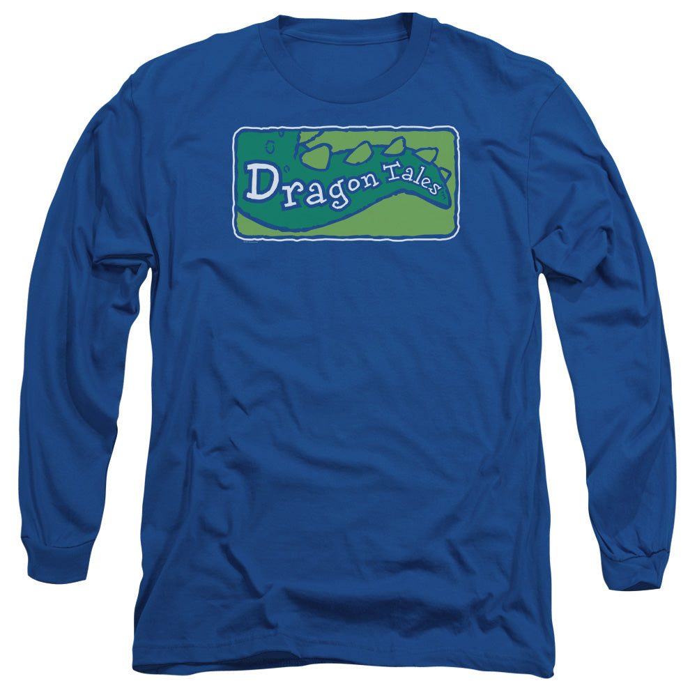 DRAGON TALES/LOGO CLEAN -  L/S ADULT 18/1  - ROYAL BLUE