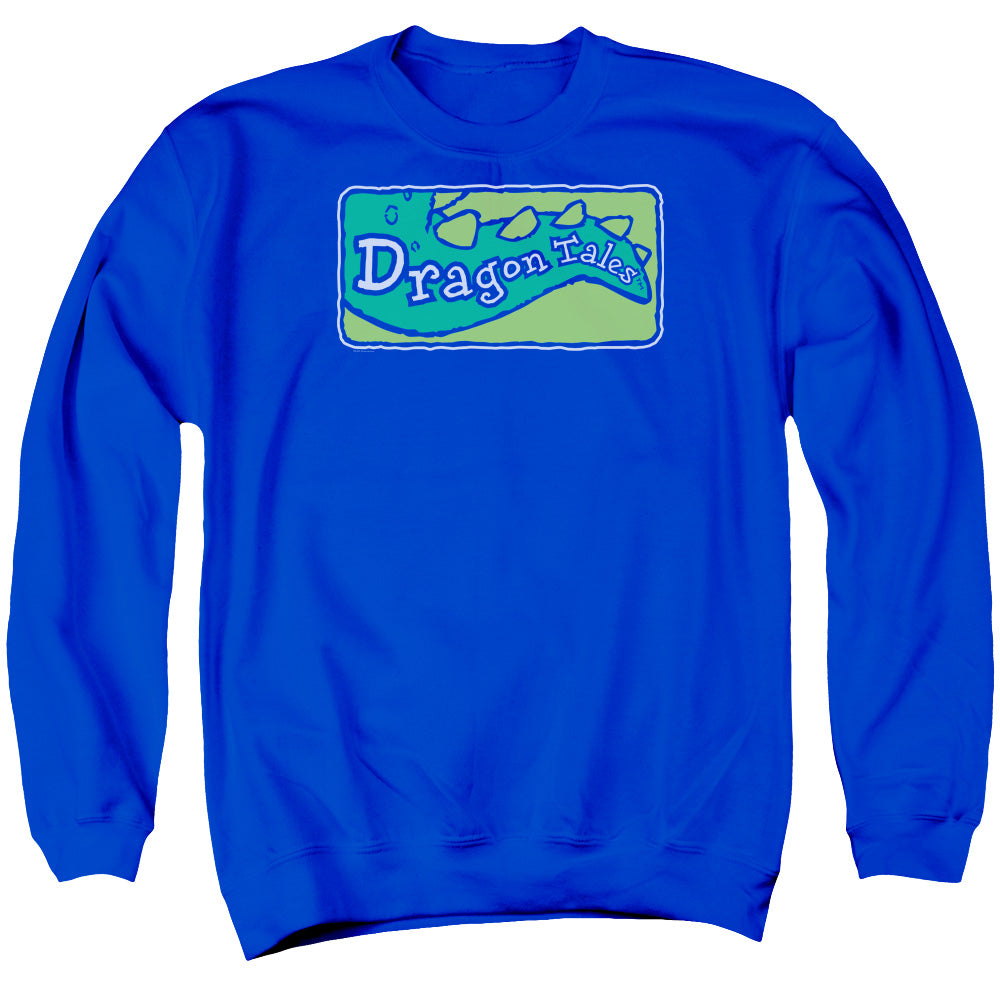 DRAGON TALES/LOGO CLEAN - ADULT CREWNECK SWEATSHIRT - ROYAL BLUE