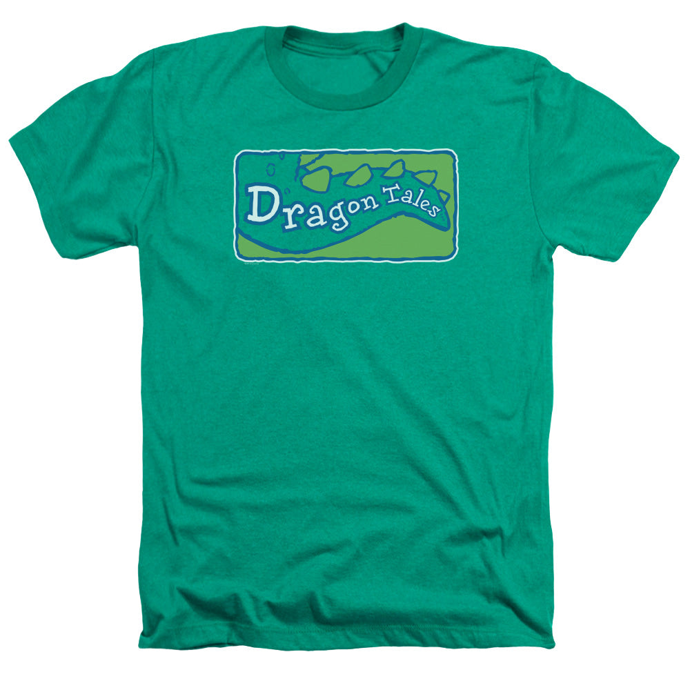 DRAGON TALES/LOGO CLEAN - ADULT HEATHER - KELLY GREEN