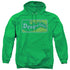 DRAGON TALES/LOGO DISTRESSED - ADULT PULLOVER HOODIE - KELLY GREEN