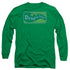 DRAGON TALES/LOGO DISTRESSED -  L/S ADULT 18/1  - KELLY GREEN