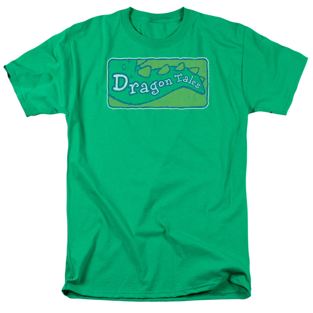 DRAGON TALES/LOGO DISTRESSED - S/S ADULT 18/1 - KELLY GREEN