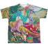DRAGON TALES/MUSHROOM MEADOW (FRONT/BACK PRINT) - S/S YOUTH POLY CREW - MULTI