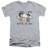DRAGON TALES/I WISH WITH ALL MY HEART - S/S ADULT V-NECK 30/1 - ATHLETIC HEATHER