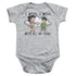 DRAGON TALES/I WISH WITH ALL MY HEART - INFANT SNAPSUIT - ATHLETIC HEATHER