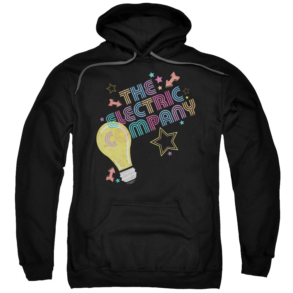 ELECTRIC COMPANY/ELECTRIC LIGHT - ADULT PULLOVER HOODIE - BLACK
