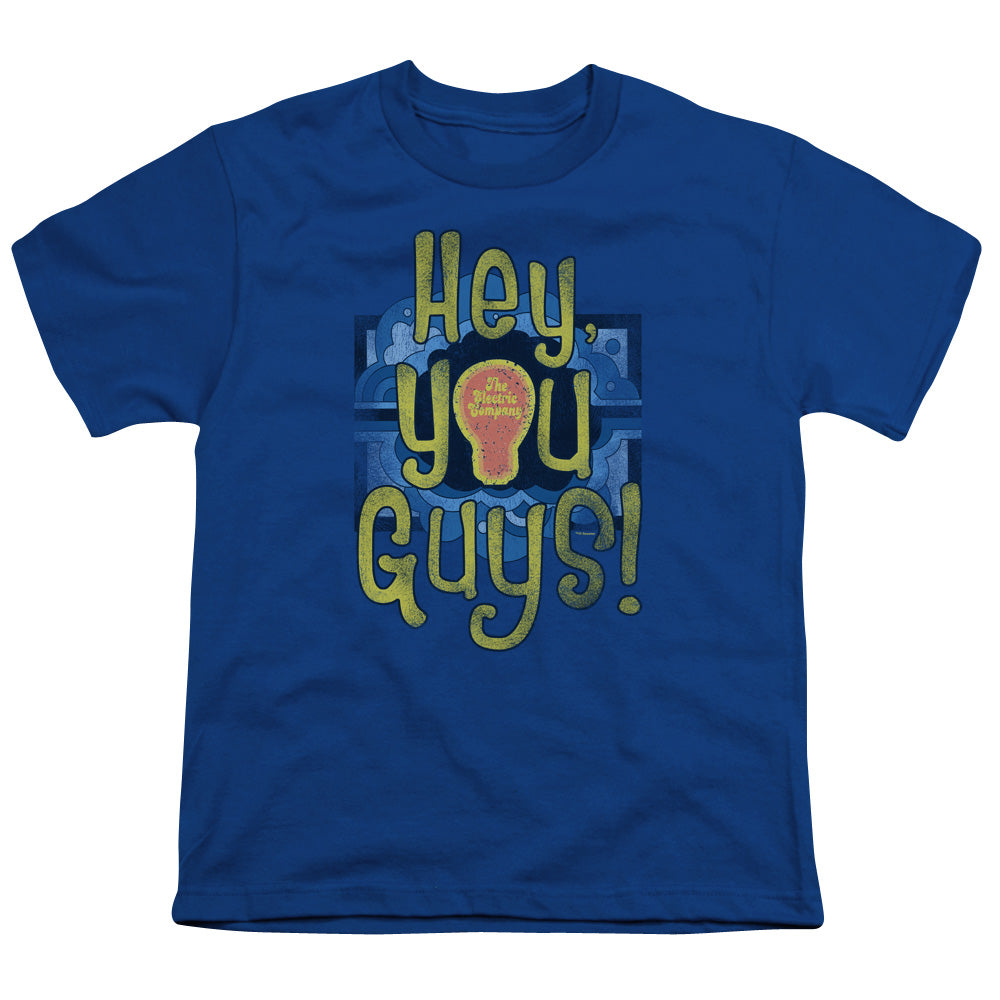 ELECTRIC COMPANY/HEY YOU GUYS - S/S YOUTH 18/1 - ROYAL BLUE