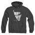 ELVIS PRESLEY/FACE - ADULT HEATHER HOODIE - BLACK
