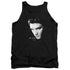 ELVIS PRESLEY/FACE - ADULT TANK - BLACK