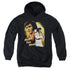 ELVIS PRESLEY/ALOHA - YOUTH PULLOVER HOODIE - BLACK