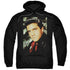 ELVIS PRESLEY/RED SCARF - ADULT PULLOVER HOODIE - BLACK