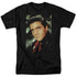ELVIS PRESLEY/RED SCARF - S/S ADULT 18/1 - BLACK