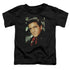 ELVIS PRESLEY/RED SCARF - S/S TODDLER TEE - BLACK