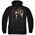 ELVIS PRESLEY/KARATE - ADULT PULLOVER HOODIE - BLACK