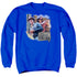 ELVIS PRESLEY/RANCH - ADULT CREWNECK SWEATSHIRT - ROYAL BLUE