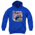 ELVIS PRESLEY/RANCH - YOUTH PULLOVER HOODIE - ROYAL BLUE