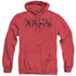 ELVIS PRESLEY/JAILHOUSE ROCK - ADULT HEATHER HOODIE - RED