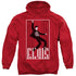 ELVIS PRESLEY/ONE JAILHOUSE - ADULT PULLOVER HOODIE - RED