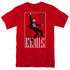 ELVIS PRESLEY/ONE JAILHOUSE - S/S ADULT 18/1 - RED