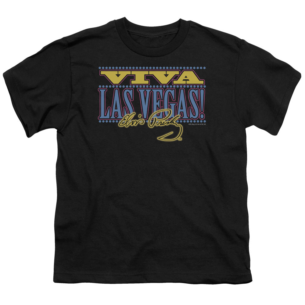 ELVIS PRESLEY/VIVA LAS VEGAS - S/S YOUTH 18/1 - BLACK