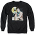 ELVIS PRESLEY/GOLD RECORD - ADULT CREWNECK SWEATSHIRT - BLACK