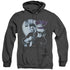 ELVIS PRESLEY/HILLBILLY CAT - ADULT HEATHER HOODIE - BLACK