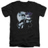 ELVIS PRESLEY/HILLBILLY CAT - S/S ADULT V-NECK 30/1 - BLACK