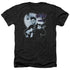 ELVIS PRESLEY/HILLBILLY CAT - ADULT HEATHER - BLACK