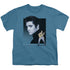 ELVIS PRESLEY/BLUE ROCKER - S/S YOUTH 18/1 - SLATE
