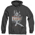 ELVIS PRESLEY/LAS VEGAS - ADULT HEATHER HOODIE - BLACK
