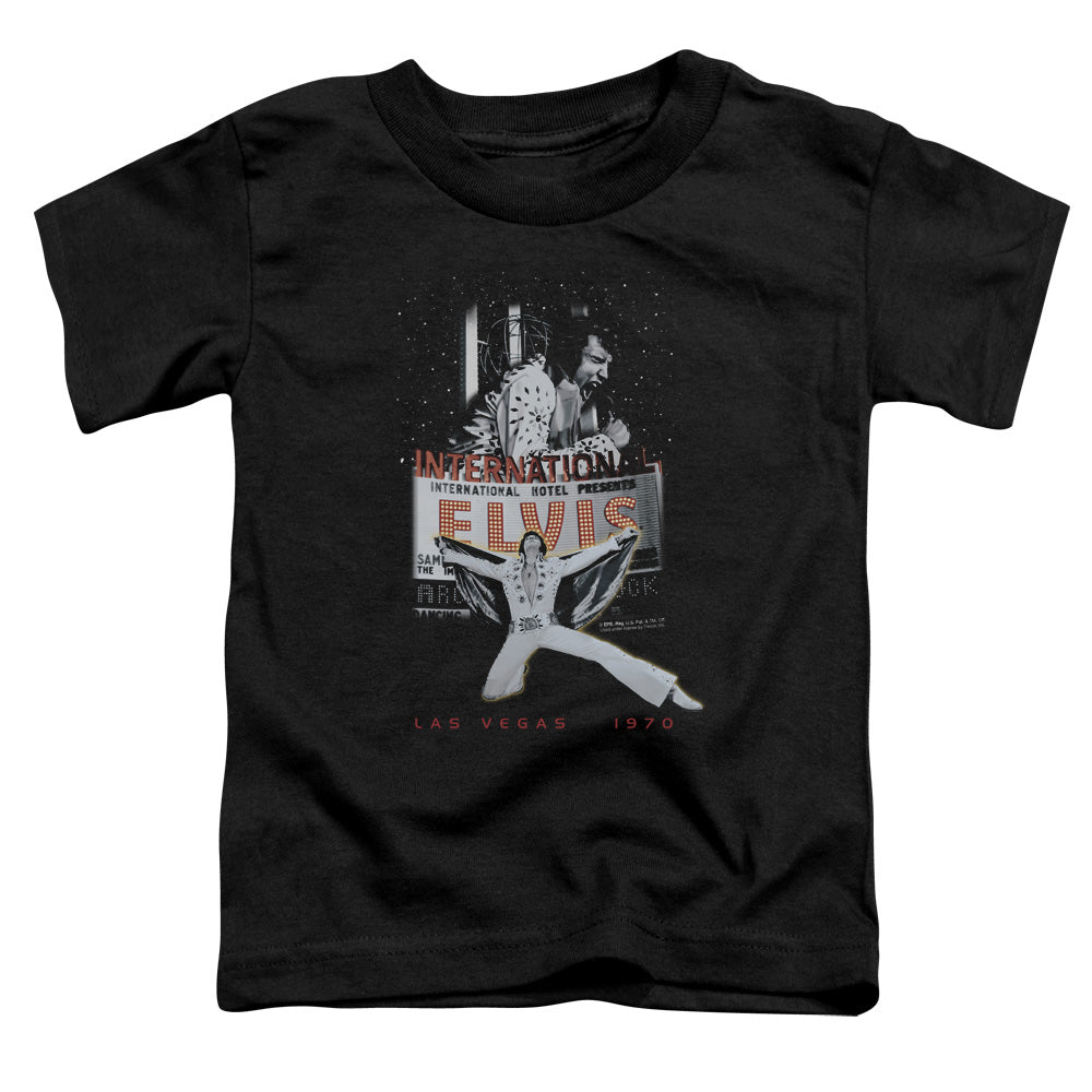 ELVIS PRESLEY/LAS VEGAS - S/S TODDLER TEE - BLACK