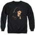 ELVIS PRESLEY/WARM PORTRAIT - ADULT CREWNECK SWEATSHIRT - BLACK