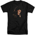 ELVIS PRESLEY/WARM PORTRAIT - S/S ADULT TALL 18/1 - BLACK