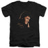 ELVIS PRESLEY/WARM PORTRAIT - S/S ADULT V-NECK 30/1 - BLACK