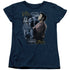 ELVIS PRESLEY/TUPELO - S/S WOMENS TEE - NAVY
