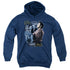 ELVIS PRESLEY/TUPELO - YOUTH PULLOVER HOODIE - NAVY