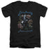 ELVIS PRESLEY/MEMPHIS - S/S ADULT V-NECK 30/1-BLACK