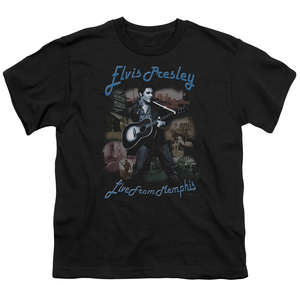 ELVIS PRESLEY/MEMPHIS - S/S YOUTH 18/1 - BLACK