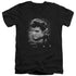 ELVIS PRESLEY/SWEATER - S/S ADULT V-NECK 30/1 - BLACK