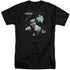 ELVIS PRESLEY/TEAL PORTRAIT - S/S ADULT TALL 18/1 - BLACK